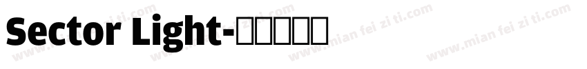 Sector Light字体转换